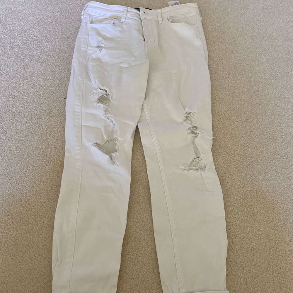 Hollister white jeans